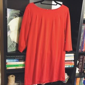 H&M Coral Shift Dress. Like New.